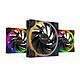 be quiet! Light Wings 140 mm PWM High Speed ARGB Triple Pack Set of 3 temperature-controlled 140mm case fans with double LED ARGB lighting