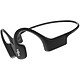 Shokz OpenSwim (Black) Wireless bone conduction headphone for swimmers - open design - 8 hours autonomy - IP68 certification