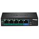 TRENDnet TPE-TG52 Conmutador PoE+ de 5 puertos 10/100/1000 Mbps