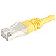 RJ45 Cat 6 S/FTP cable 1 m (Yellow) Cat 6 network cable