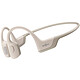 Shokz OpenRun Pro (Beige) Wireless bone conduction headphones - open-ear design - Bluetooth 5.1 - microphone - 10 hours battery life - IP55 certification - fast charge