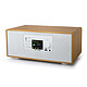 Muse M-695 DBTW Micro-chaîne stéréo 2 x 30 Watts - Radio FM/DAB+ - Lecteur CD - Bluetooth 5.0/NFC - Réveil - AUX/USB