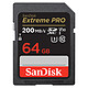 SanDisk Extreme Pro SDHC UHS-I 64 Go (SDSDXXU-064G-GN4IN) Carte mémoire SDHC UHS-I U3 Classe 10 64 Go 90 Mo/s