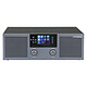 Tangent Radio Fem Noir Système tout-en-un 2 x 20 Watts - CD/DAB+ - Radio Internet - Wi-Fi/Bluetooth/DLNA - AUX/USB