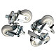 Ekivalan Set of 4 M10 castors for cases Set of 4 castors M10 for cases, 2 with brakes and 2 without