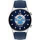 Honor Watch GS 3 Bleu Montre connectée - étanche 50 m - écran tactile incurvé AMOLED 1.43" - 466 x 466 pixels - 4 Go - GPS/Bluetooth 5.0 - autonomie 14 jours - bracelet cuir