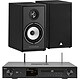 Imperial DABMAN i550 CD + Triangle Borea BR02 Black 2 x 42W Stereo All-in-One Player - CD/DAB/USB - Internet Radio - Wi-Fi/Bluetooth - Fast Ethernet + 80W Compact Bookshelf Speakers (pair)