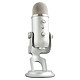 Blue Microphones Yeti Silver Microphone 3 lectrostatic capsules - multiple directionality - USB - headphone output