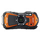 Ricoh WG-80 Naranja Cámara de 16 MP - Zoom óptico gran angular 5x - Vídeo Full HD - 14 m de estanqueidad - Luz LED