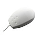 NicoMED HygiMouse Basic - White Antimicrobial wired silicone mouse - ambidextrous - 5 buttons - IP68 waterproof - USB