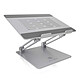 ICY BOX IB-NH300 Ergonomic folding stand for laptops up to 17" - Aluminium