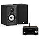 Advance Paris MyConnect 60 Black + Triangle Borea BR02 Black All-in-one CD/FM/DAB+ system - Wi-Fi/Bluetooth/Ethernet - AirPlay - Multiroom - USB - 3 digital inputs - 3 analogue inputs   80W compact bookshelf speaker (pair)