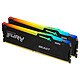 Kingston FURY Beast RGB 32 Go (2 x 16 Go) DDR5 5200 MHz CL40 Kit Dual Channel 2 barrettes de RAM DDR5 PC5-41600 - KF552C40BBAK2-32