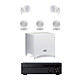 Sony STR-DH790 + Cabasse Alcyone 2 Pack 5.1 Blanc Ampli-tuner Home Cinema 7.2 3D Ready - 145W/Canal - Dolby Atmos / DTS:X - Pass-through 4K HDR - 4 entrées HDMI 2.0 HDCP 2.2 - Bluetooth + Pack d'enceintes 5.1