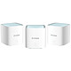 D-Link EAGLE PRO AI - M15-3 Pack of 3 AX1500 Wi-Fi Access Point (AX1200 + AX300) with Mesh and MU-MIMO technologies