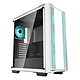 DeepCool CC560 (White) Mid tower case with tempered glass side window and LED fans