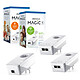 devolo Magic 1 LAN + devolo Magic 1 Wi-Fi (pair) 1200 Mbps Powerline Adapter with Gigabit Ethernet port + 2 x 1200 Mbps Powerline Adapter and AC1200 dual-band Wi-Fi (AC867 + N300) MESH with 2 Fast Ethernet ports