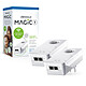 devolo Magic 1 Wi-Fi (pack of 2) 1200 Mbps Powerline and Wi-Fi AC1200 dual-band (AC867 + N300) MESH adapter with 2 Fast Ethernet ports