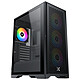 Xigmatek LUX S Black Mid tower case with tempered glass window, 4 RGB fans and control kit