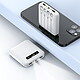 Acheter Akashi Batterie de Secours 10000 mAh 4 Câbles (Blanc)