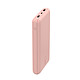 Belkin 20K Boost Charge External Battery with USB-A to USB-C Cable Pink External 2-port USB-A 20,000 mAh battery with USB-A to USB-C cable