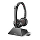 HP Poly Savi 8220 USB-A CPU Stereo Black Professional stereo wireless headset - USB-A - Microsoft certified