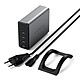 SATECHI Wall Charger 165W USB-C PD GaN 165W Wall Charger with 4x USB-C outputs - Grey