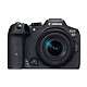 Canon EOS R7 + 18-150 mm Fotocamera ibrida APS-C da 32,5 MP - Video 4K 60p - Stabilizzatore incorporato - AF CMOS Dual Pixel II - LCD touchscreen da 2,95" - Mirino OLED - Wi-Fi/Bluetooth + obiettivo stabilizzato RF-S 18-150mm f/3.5-6.3 IS STM