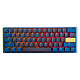Ducky Channel One 3 Mini DayBreak (Cherry MX Clear) High-end keyboard - ultra-compact 60% size - transparent mechanical switches (Cherry MX Clear switches) - RGB backlighting - hot-swappable switches - PBT keys - AZERTY, French