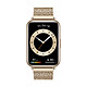 Huawei Watch Fit 2 Elegant Gold Smartwatch - aluminium case - leather strap - waterproof 50 m - heart rate - oxygen saturation - 1.74" AMOLED screen - 336 x 480 pixels - Bluetooth 5.0 - 10 days autonomy
