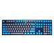 Ducky Channel One 3 DayBreak (Cherry MX Clear) High-end keyboard - silver mechanical switches (Cherry MX Clear switches) - RGB backlight - hot-swap switches - PBT keys - AZERTY, French