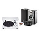 Teac TN-3B White + Focal My Focal System Belt driven turntable - 2 speeds (33-45 rpm) - Built-in pre-amp - USB output + Built-in stereo amplifier 2 x 60W Bluetooth and USB DAC + Bookshelf speakers (pair) + Cable