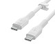 Cable Belkin Boost Charge Flex de silicona de USB-C a USB-C (blanco) - 2m a bajo precio