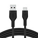 Avis Belkin Boost Charge Flex Câble silicone USB-A vers USB-C (noir) - 1 m