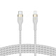 Avis Belkin Boost Charge Pro Flex Câble USB-C vers Lightning (blanc) - 3 m