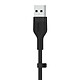 Comprar Cable Belkin Boost Charge Flex de silicona de USB-A a Lightning (negro) - 1m