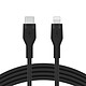 Avis Belkin Boost Charge Flex Câble silicone USB-C vers Lightning (noir) - 2 m