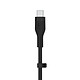 Acheter Belkin Boost Charge Flex Câble silicone USB-C vers Lightning (noir) - 2 m
