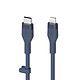 Cable Belkin Boost Charge Flex de silicona de USB-C a Lightning (azul) - 1m Cable de silicona de USB-C a Lightning 1m - Azul