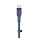 Comprar Cable Belkin Boost Charge Flex de silicona de USB-C a Lightning (azul) - 1m