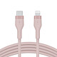 Opiniones sobre Cable Belkin Boost Charge Flex de silicona de USB-C a Lightning (rosa) - 1m