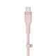 Comprar Cable Belkin Boost Charge Flex de silicona de USB-C a Lightning (rosa) - 1m