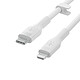 Cable Belkin Boost Charge Flex de silicona de USB-C a Lightning (blanco) - 2 m a bajo precio