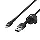 Cable Belkin Boost Charge Pro Flex de silicona trenzada de USB-A a Lightning (negro) - 1m a bajo precio