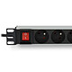 Review MCL Rack-mounted power strip with switch and 9 x 16A earthed sockets