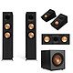 Klipsch Pack R-600F HCS 5.1 R-100SW Pack d'enceintes 5.1 avec effets Dolby Atmos