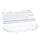 Logitech G G713 White Gaming keyboard - mechanical touch switches (GX Brown switches) - LightSync RGB backlight - wrist rest - AZERTY, French