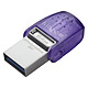 Kingston DataTraveler microDuo 3C 64GB USB 3.0 Type A and C 64 GB Flash Drive