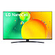 LG 50NANO766QA Téléviseur LED 4K 50" (127 cm) - HDR10/HLG - Wi-Fi/Bluetooth/AirPlay 2 - Google Assistant/Alexa - Son 2.0 20W