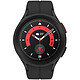 Samsung Galaxy Watch5 Pro BT (45 mm / Noir) Montre connectée 45 mm - titane - étanche IP68 - GPS/Compass - RAM 1.5 Go - écran tactile Super AMOLED 1.36" - 16 Go - NFC/Wi-Fi/Bluetooth 5.2 - 590 mAh - Android Wear 3.5 - bracelet à fermoir magnétique